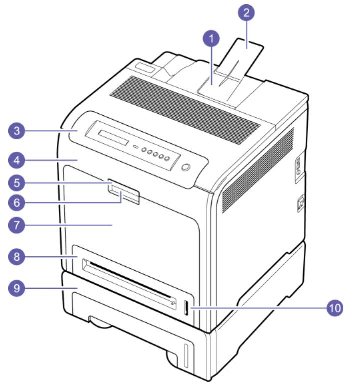 SAMSUNG CLP-610ND - Vue avant - 1