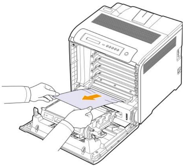 SAMSUNG CLP-610ND - Au niveau du bac polyvalent - 5