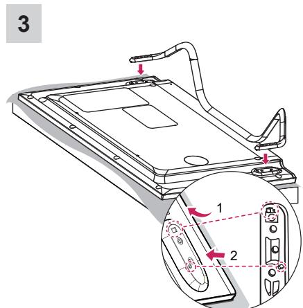 LG 60LB730V - Attaching the stand - 18