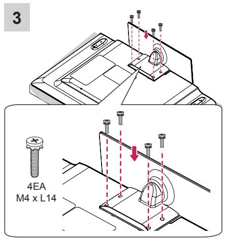 LG 60LB730V - Attaching the stand - 15