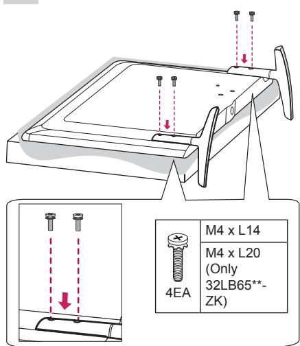 LG 60LB730V - Attaching the stand - 6