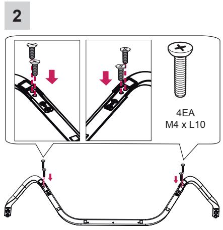 LG 60LB730V - Attaching the stand - 17