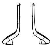 LG 60LB730V - Standfuß - Vorderseite - 1