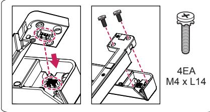 LG 60LB730V - Attaching the stand - 21