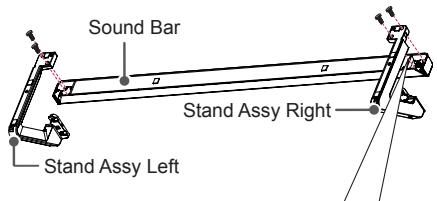 LG 60LB730V - Attaching the stand - 20
