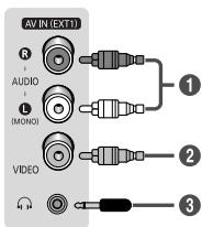 SAMSUNG CW-21M063N - Branchement de l'entrée/sorting SCART - 1