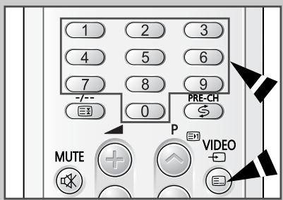 SAMSUNG CZ-21M163N - Affichez l'écran de télétexte (selon le modele) - 4