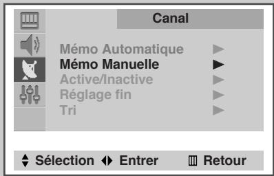 SAMSUNG CZ-21M163N - Mémorisez les chaînes manuellement - 3