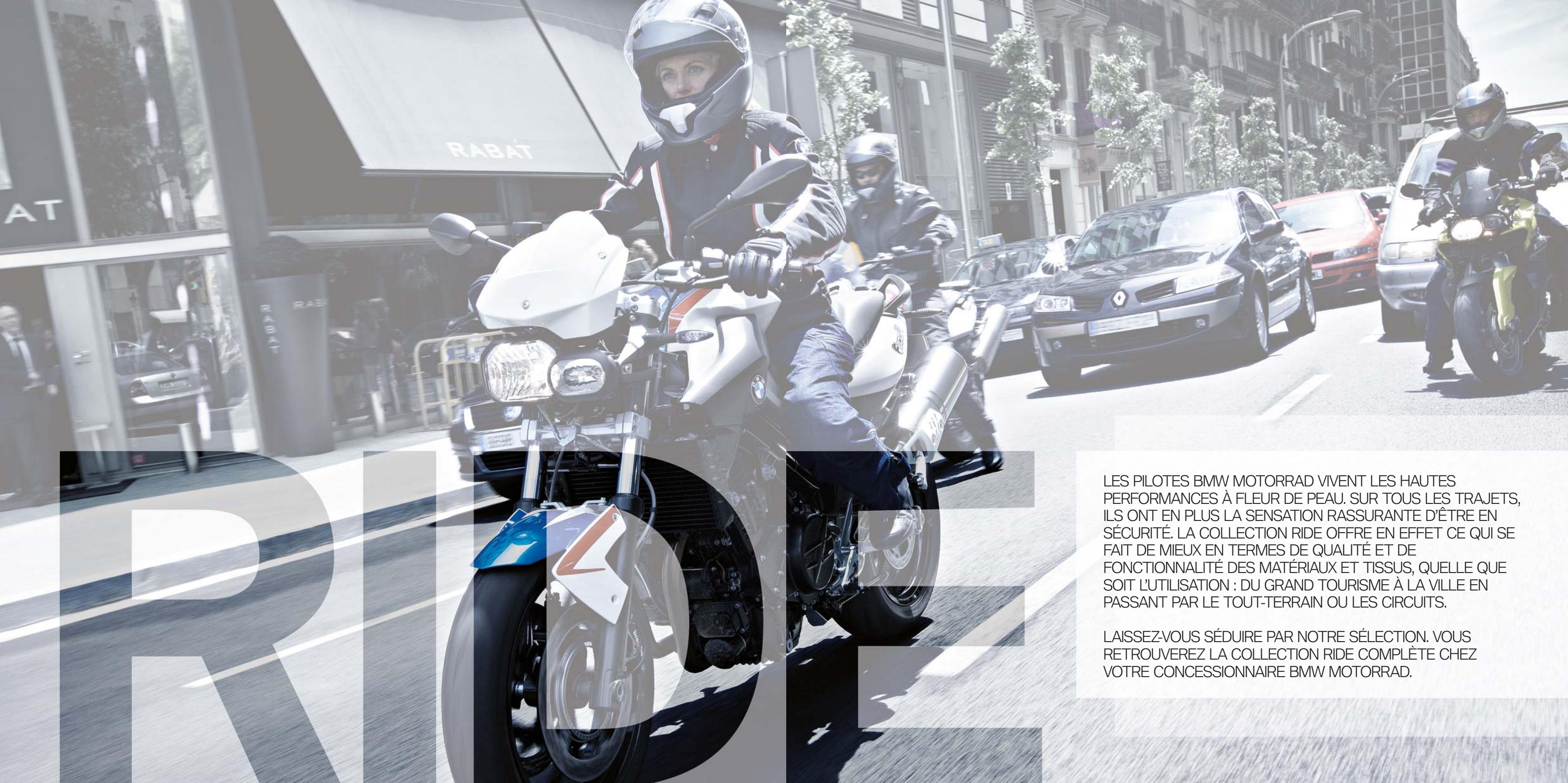 BMW EQUIPEMENT DU PILOTE - BMW MOTORRAD RIDE 2011. - 2