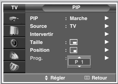 SAMSUNG SP-47Q1HE - Affichage image dans l'image (PIP) (suite) - 4