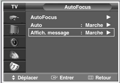 SAMSUNG SP-47Q1HE - Suppression de "AutoFocus" de l'affichage. - 2