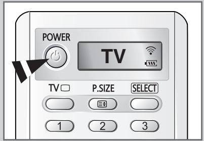 SAMSUNG SP-47Q1HE - Mise en mode Veille de votre téléviseur - 1