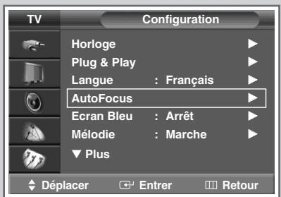 SAMSUNG SP-47Q1HE - Désactivation de l'exécution automatique de la autofocus - 1