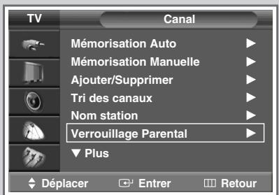 SAMSUNG SP-47Q1HE - Verrouillage des canaux - 1