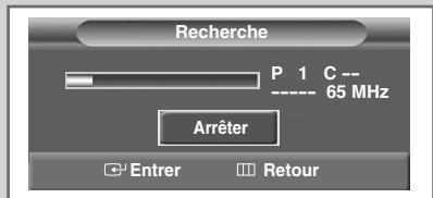 SAMSUNG SP-47Q1HE - Mémorisation automatique des canaux - 5