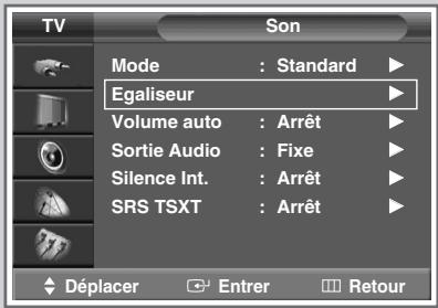 SAMSUNG SP-47Q1HE - Réglage des paramètres du son - 2