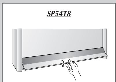 SAMSUNG SP-47Q1HE - Utilisation d'un compartment pour périphérique (en fonction du modele) - 1