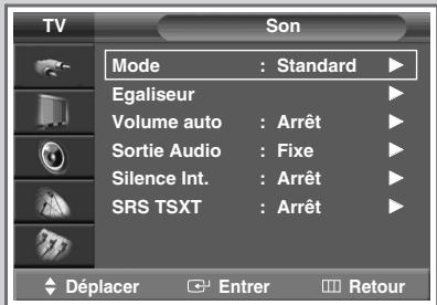 SAMSUNG SP-47Q1HE - Changement de la norme Son - 1