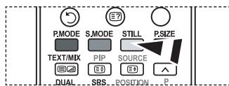 P.MODE S.MODE STILL P.SIZE TEXT/MIX PIP SOURCE DUAL SRS POSITION P