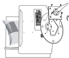SAMSUNG LE19C431C4W - [1] Como ajustar o ângulo do televisor (apenas para os modelos de 19 polegadas) - 5