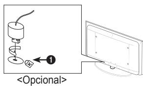 SAMSUNG LE19C431C4W - Uso del bloqueo Kensington antirrobos - 1