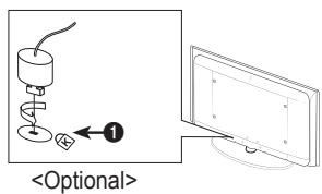 SAMSUNG LE19C431C4W - Using the Anti-Theft Kensington Lock - 1