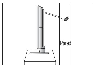 SAMSUNG LE19C431C4W - Para impedir que el teovisor se caiga: - 3