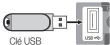 SAMSUNG LE19C451E2W - Connexion d'un périphérique USB - 1