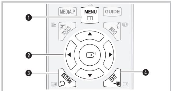 SAMSUNG LE19C451E2W - De menu's gebruiken - 1