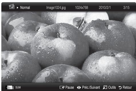 SAMSUNG LE19C451E2W - Visualisation d'une photo (ou d'un diaporama) - 1