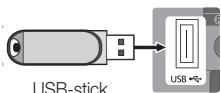 SAMSUNG LE19C451E2W - Een USB-apparaat aansluiten - 1