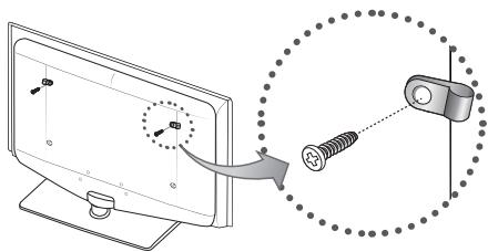 SAMSUNG LE19C451E2W - Pour éviter toute chute du téléviseur - 1
