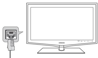 SAMSUNG LE40B650T2P - Connecting to the Home Network Centre - 3