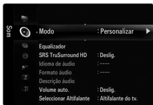 SAMSUNG LE40B651 - ☐ Modo → Standard / Música / Filme / Voz nítida / Personalizar - 1