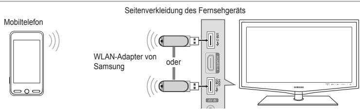 SAMSUNG LE40B651 - Verbinden mit dem Home Network Centre - 1