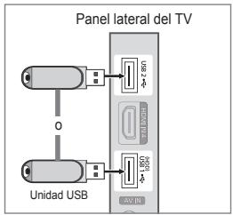 SAMSUNG LE40B651 - Conexión de un dispositivo USB - 1