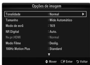 SAMSUNG LE40B651 - Tonalidade → CoresFr / Normal / C. quentes1 / C. quentes2 / C. quentes3 - 1