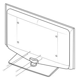 SAMSUNG LE40B651 - Installing the Stand - 3