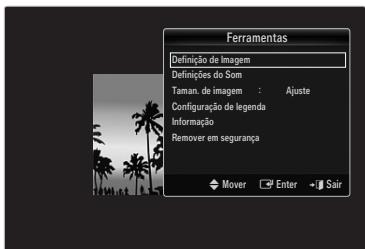 SAMSUNG LE40B651 - Configuração de legenda - 3
