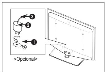 SAMSUNG LE40B651 - Instalar o kit de montagem na parede - 3