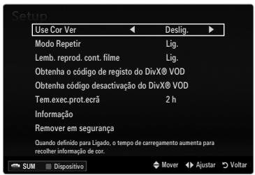 SAMSUNG LE40B651 - Reproduzir um filme de modo contínuo (Retomar reprodução) - 2