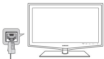 SAMSUNG LE40B651 - Verbinding maken met het Thuisnetwerkcentrum - 3