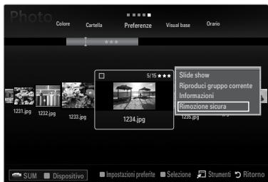 SAMSUNG LE40B651 - Rimozione sicura di un dispositivo USB - 4