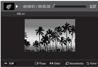 SAMSUNG LE40B651 - Reproducción de un archivo de película - 1