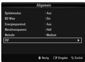 SAMSUNG LE40B651 - Verwenden der Bild-in-Bild-Funktion (PIP) - 1