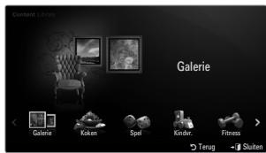 SAMSUNG LE40B651 - De Content Library gebruiken - 1