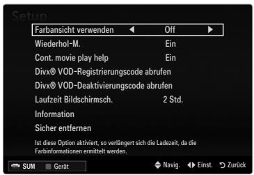 SAMSUNG LE40B651 - Hilfe zu Schleifenbetrieb → Ein / Aus - 1