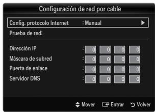 SAMSUNG LE40B651 - Configuración de red por cable-Manual - 1