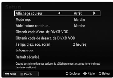 SAMSUNG LE40B651 - Aide lecture continue → Marche / Arrêt - 1