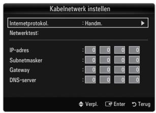 SAMSUNG LE40B651 - Kabelnetwerk instellen - Handm. - 1